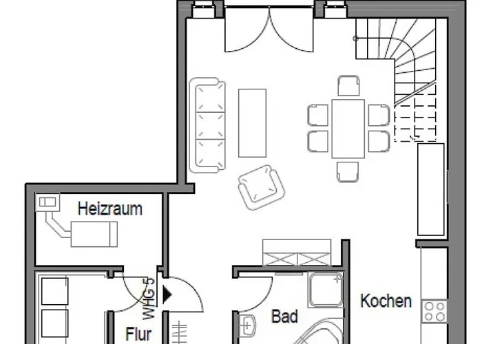 Deichhof Whg 5 아파트 *
